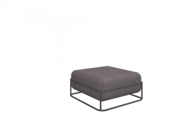 Metal Frame Ottoman 2