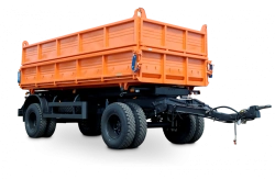 Dump Trailer NEFAZ-8560 with Axle Assemblies NEFAZ
