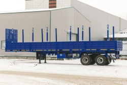 SAV 93182RE Semi-Trailer with Pneumatic Suspension and Removable Sides