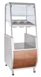 Cutlery and Tray Serving Counter with Bread Bin PSPH-70T