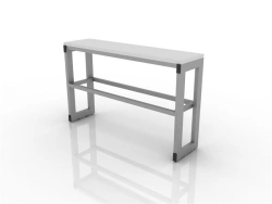Metal Side Table for Institutions and Laboratories