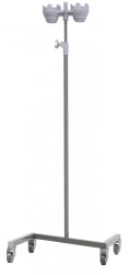 Medical Infusion Stand, Stainless Steel, Stacking, on Wheels - MSK-5319