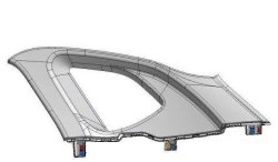 Right Rear Window Trim Panel Assembly for VP N2/3