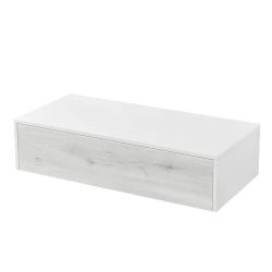 Sakura 100 cm Chest of Drawers with Push-to-Open System, White Gloss