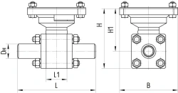 Steel Ball Valve for Pipeline Isolation AТЭК.491811.117