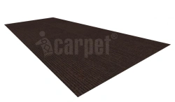 Absorbent Door Mat iCarpet Ribbed 120x300 Mocha