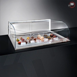 Glassier Luxury Horizontal Pastry Showcase