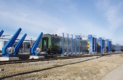 Mobile Tunnel Washing Complex for Rail Vehicles with Water Treatment System