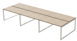 Magna Bench System with O-Shaped Support, Art. MSB 04