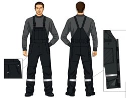 Women's Cold Weather Protective Overalls SFA225-104/001-DKB