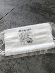 Disposable Medical Masks, White, 3 pcs