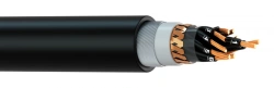 Non-Corrosive Emission Cable with Copper Shielding