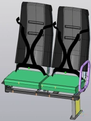 School Bus Passenger Seat DS15.6840.010-PV06