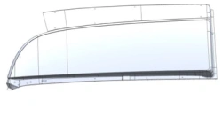 Left Roof Panel for Vehicles - A9606577109