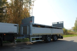 Two-Axle Platform Trailer ZP-224 for Cargo Transport