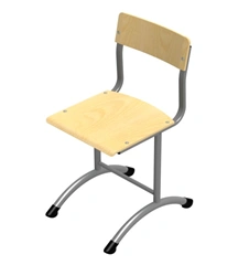 Adjustable Student Chair "Extra Plywood" G2-4, G3-5, G4-6, G5-7, Art. ST-03