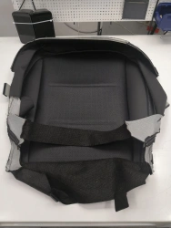 Passenger Seat Cushion Cover - Black Artificial Leather Model 6902700XST33A8P