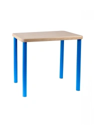 Children's Square Table 460mm / Blue