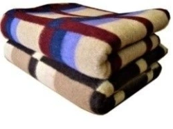 Warm Half-Wool Blanket 30% Polyester and 70% Wool