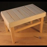 Hard Bench for Bath 600x390x420 mm