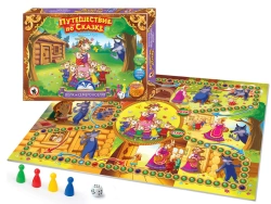Fairy Tale Adventure Board Game "The Wolf and the Seven Kids