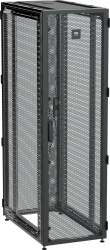 19" Server Cabinet ITK by ZPAS 47U 600x1200mm Single Door Black ZP05-47U-0612-PP-R