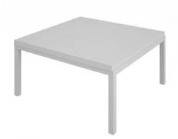 Durable Square Table 630x630x330 mm with Metal Frame