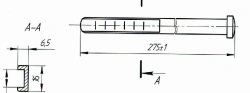 P-Shape Corner Plate Punch Tool, Article 319.016