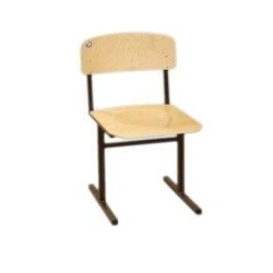 Student Chair with Metal Frame