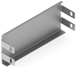 End Cap for Cable Trays KTU 000x00 Z - Metal Thickness 1.5mm