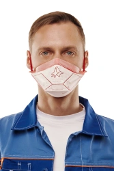 FFP3 Respirator RK 6030 with Adjustable Head Straps for Aerosol Protection