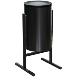 12L Steel Trash Bin on Stand 650x350x300mm