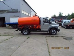 Vacuum Truck for Liquid Waste Collection 46830Т-G on GAZ Chassis C41RB3