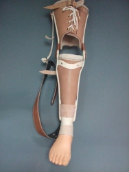 Non-modular hip disarticulation prosthesis
