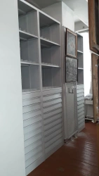 Metal Driver Cabinets with Scratch-Resistant Coating and Optional Shelves