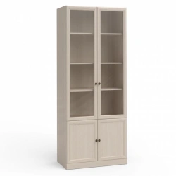 Camilla Multifunctional Wardrobe FSK-02.T8L with Glass Shelves
