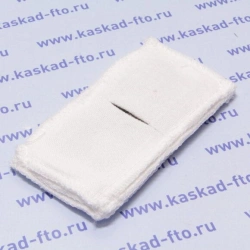 Therapeutic Conductive Electrode with Carbon Fabric Distribution Element, Rectangular