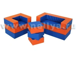 Colorful Children's Play Furniture "Filya" Transforms into Mat "Nellya