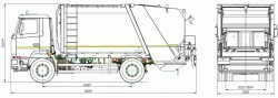Heavy-Duty Garbage Truck with Rear Loading MCT Z20.01