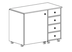 Sewing Table - Compact and Versatile Design