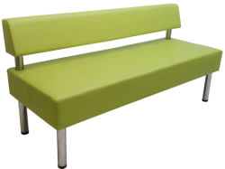 Three-Seater Sofa with Metal Frame - Model Amber