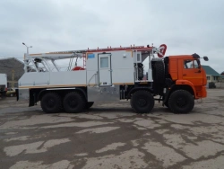 Self-Propelled Logging Lift PKS Model 69574R on KAMAZ-6560-53, KAMAZ-6560-54