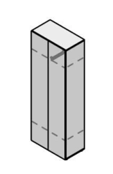 Wooden Office Wardrobe "Art.Neo II" Set