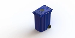 Mobile Waste Container 360L Model Art.28.C29.V/1
