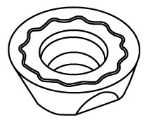 Carbide Insert for Profiling and Contouring XP20-06-C4M M45P