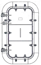 Waterproof Latch for Ship's Outer Shell - Lacport