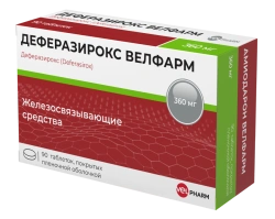 Film-Coated Oval Tablets for Deficiency Treatment 360mg