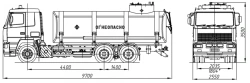 Oil Tanker Truck ACN 4680G4-10 on MAZ Chassis 6312C5, 6312C9, 6312E9, 631228