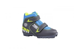 TREK Snowrock1 Black Kids Ski Boots (Neon Lime Logo) S