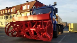 Rotary Snow Plow SFR-1 Model 7963M3 on KAMAZ 65111-50 Chassis